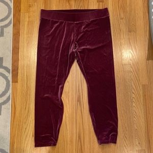 NWT velour leggings